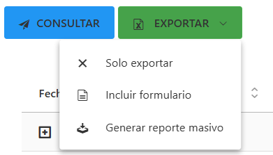 Botón Exportar