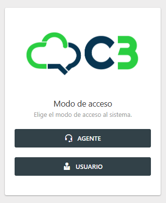 Modo de acceso