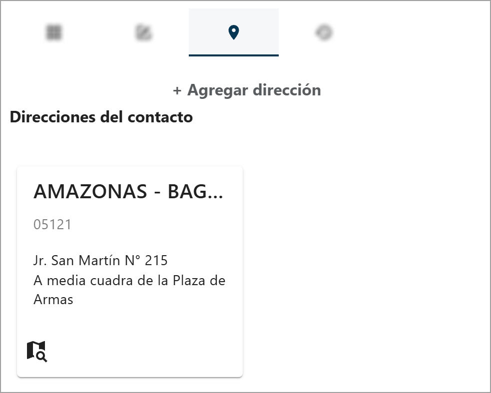 Lista de direcciones