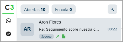 interacciones con borradores