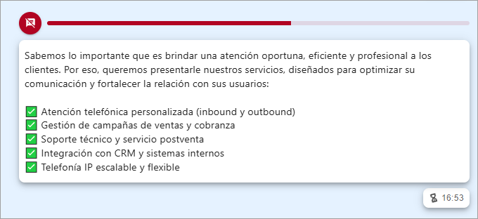 Cancelar envía de mensaje