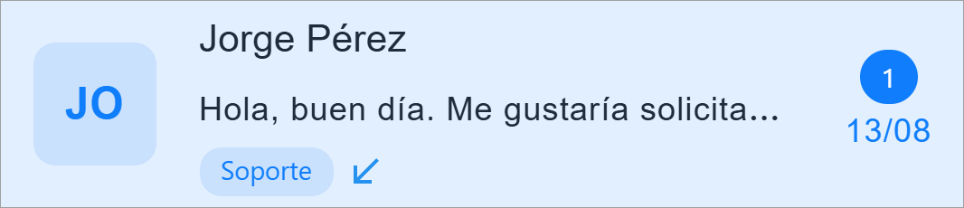 Atención activa Messenger