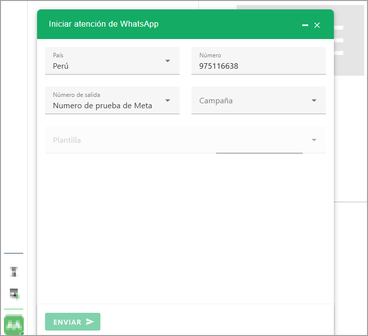 Iniciar atención WhatsApp