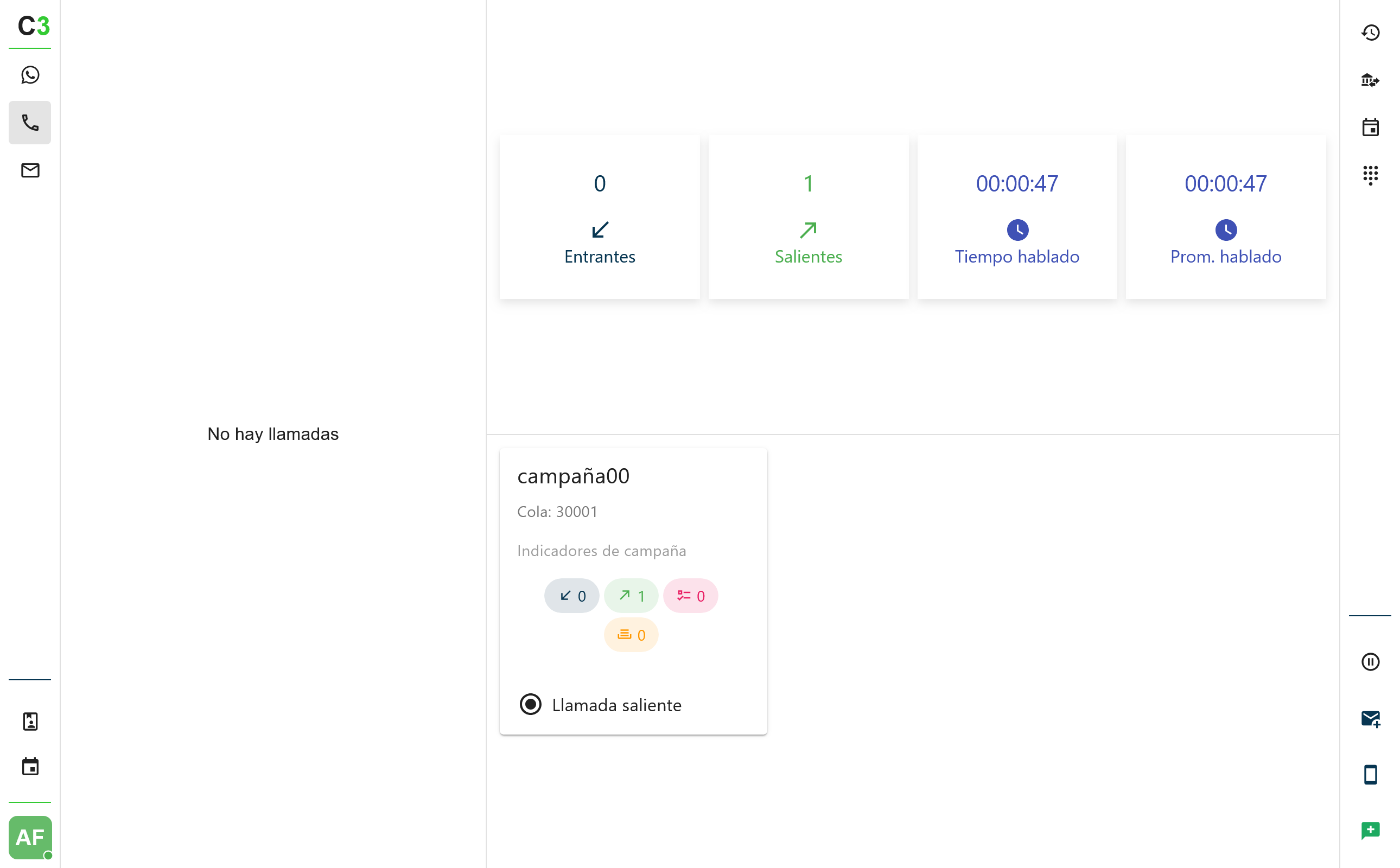 Gestión de llamadas
