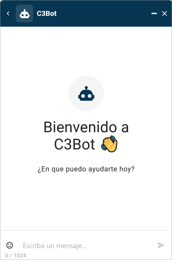 Chatbot Bienvenida